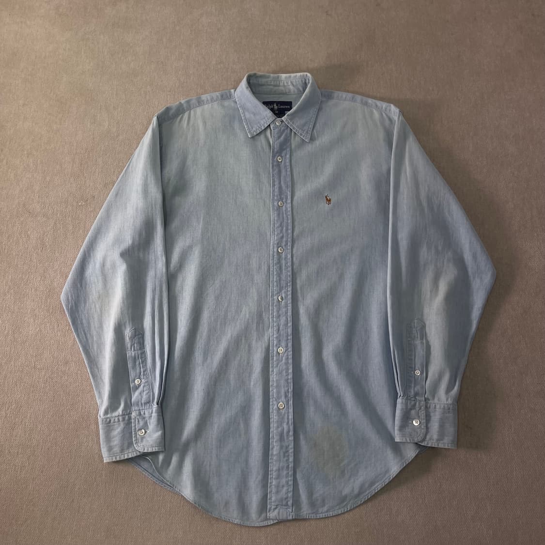 100 폴로랄프로렌 데님 코튼 셔츠 상품이미지1