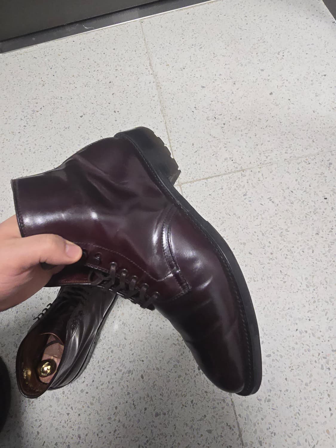 Alden 귀한매물 코도반 플레인토 부츠 상품이미지3