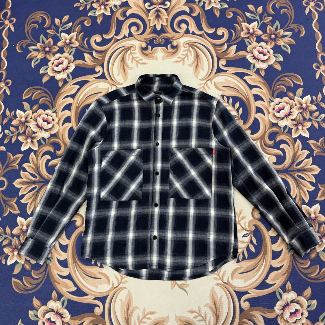 (XL)더 스토리 The story 플란넬 투포켓 체크셔츠 상품이미지1