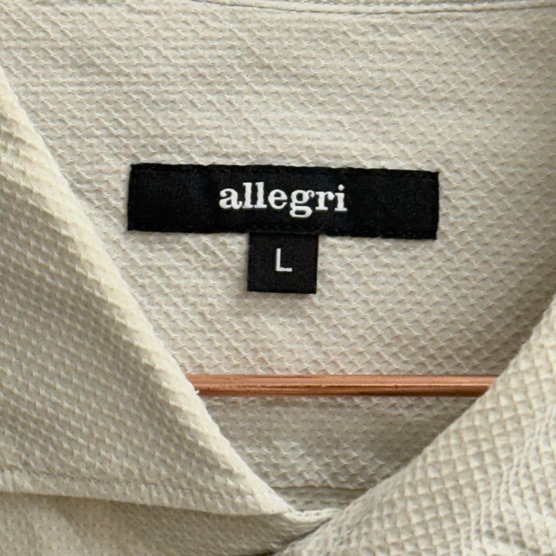 알레그리 썸머 코튼 베이직 셔츠 L 상품이미지2