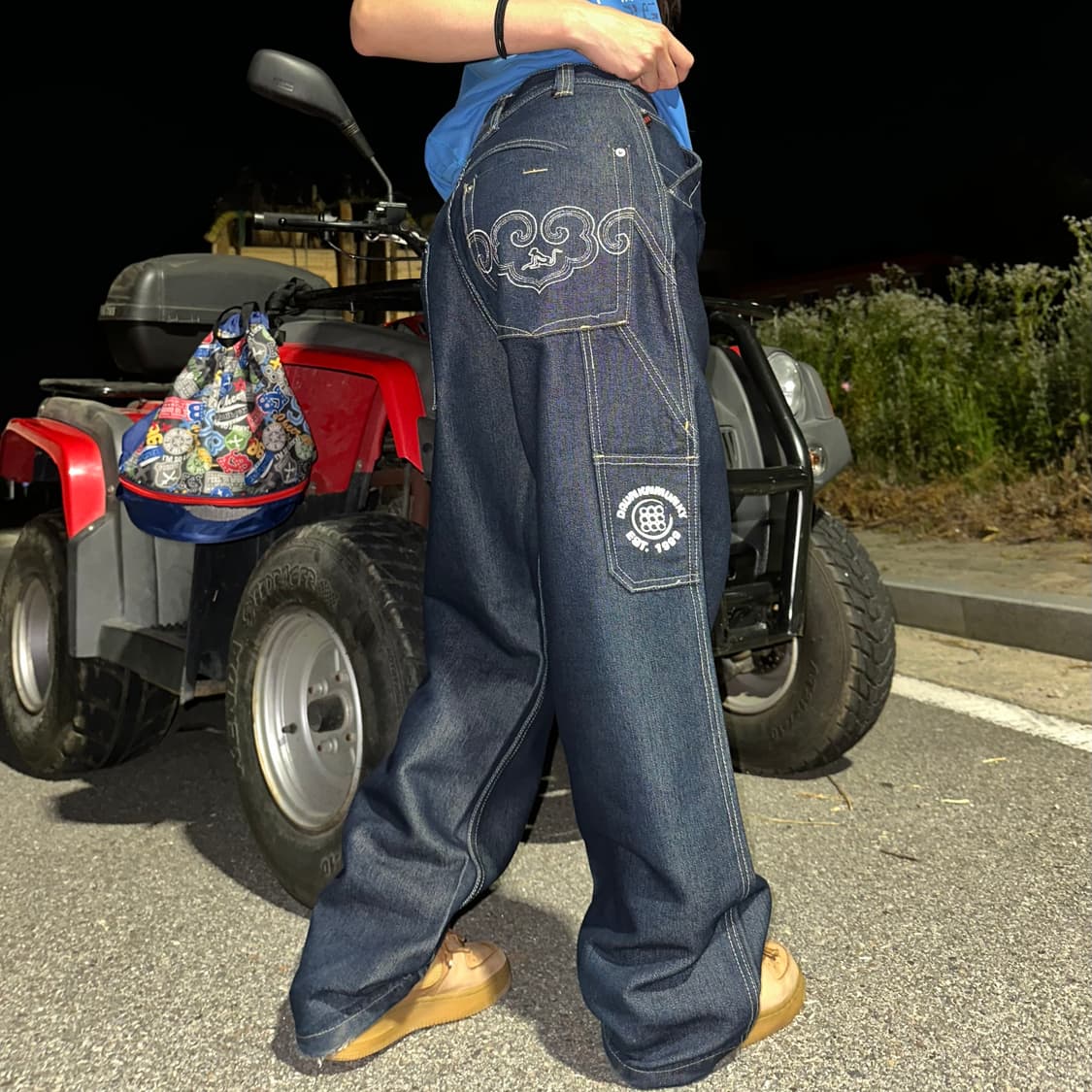 90’s Drunknmunky Denim pants 상품이미지4