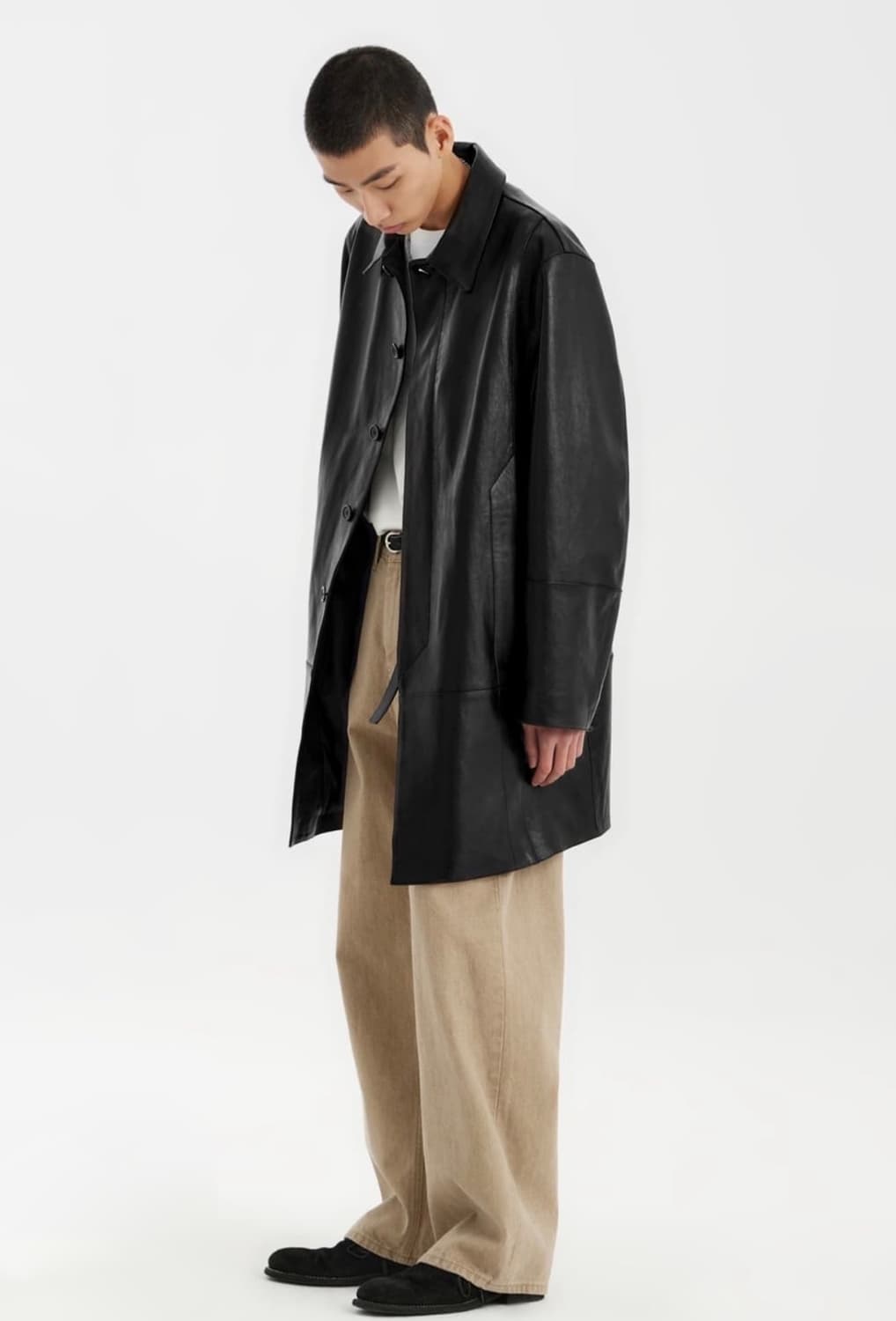 유스 레더 카코트 M 상품이미지1