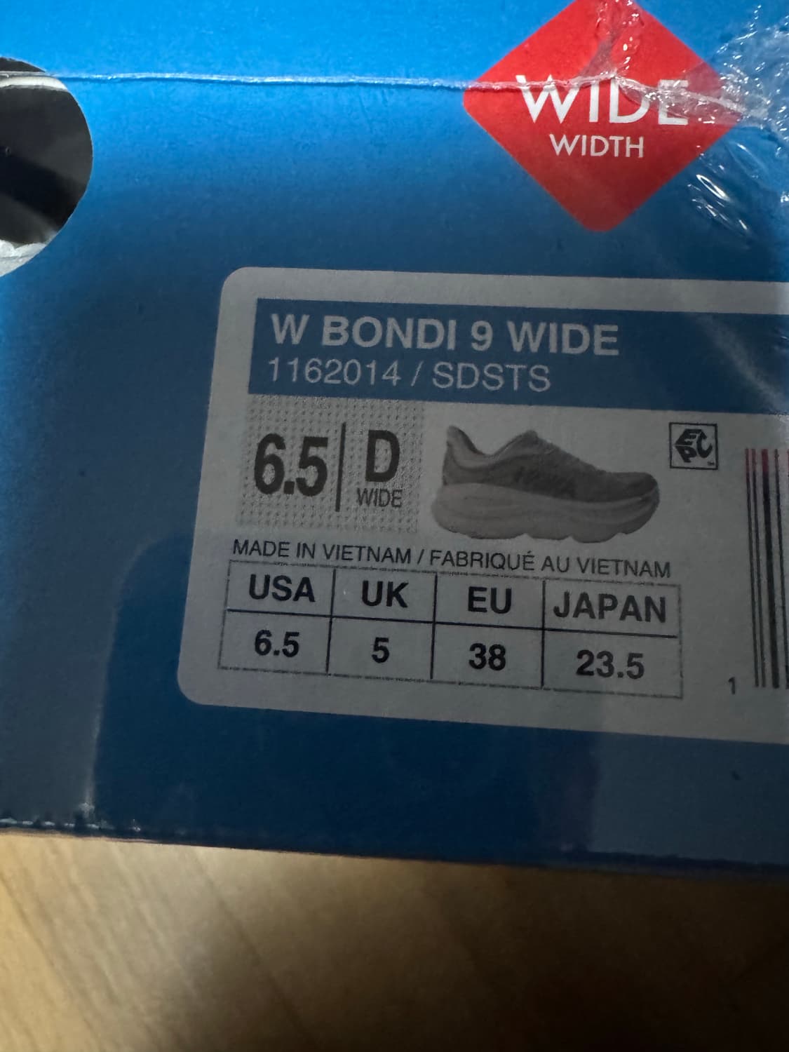 (W) 호카 본디9 스타라이트 실버 와이드 235 상품이미지3