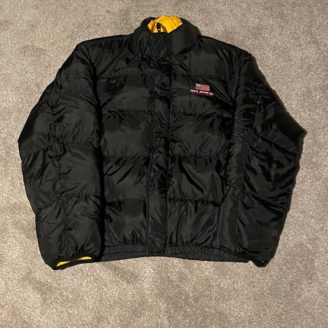 00s 폴로 진스 컴퍼니 트렉텍 다운 패딩 자켓 블랙 상품이미지1