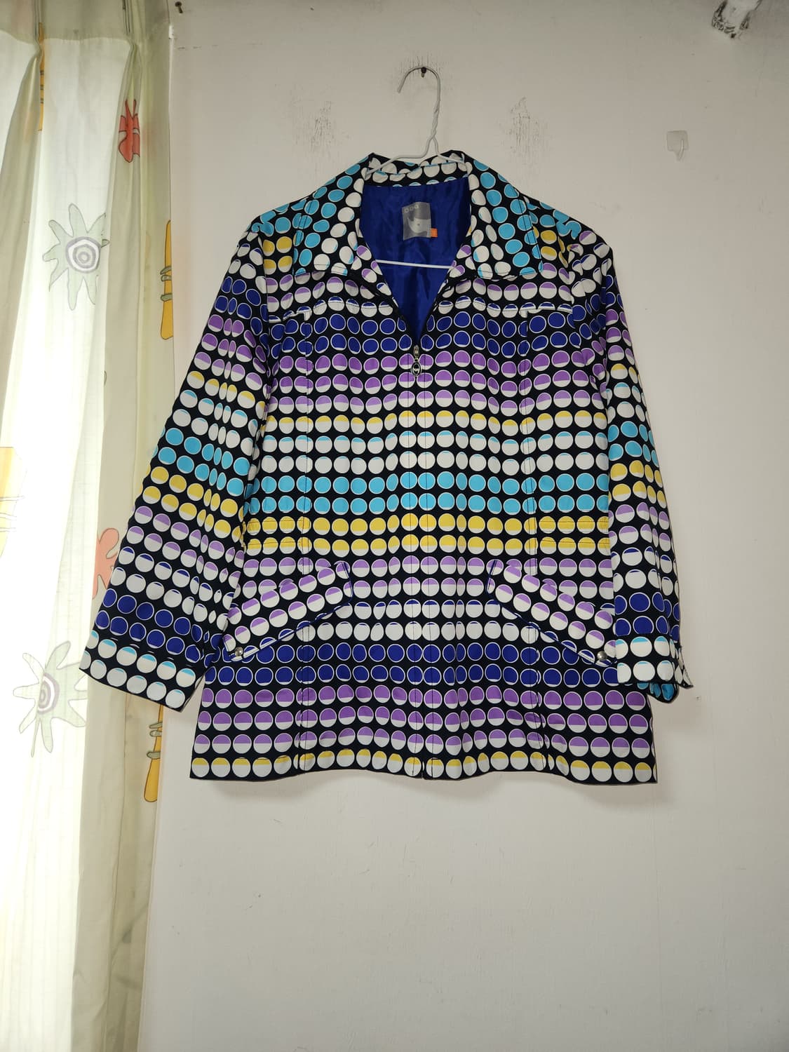 PAT 컬러 도트 패턴 여성 자켓 100 상품이미지1