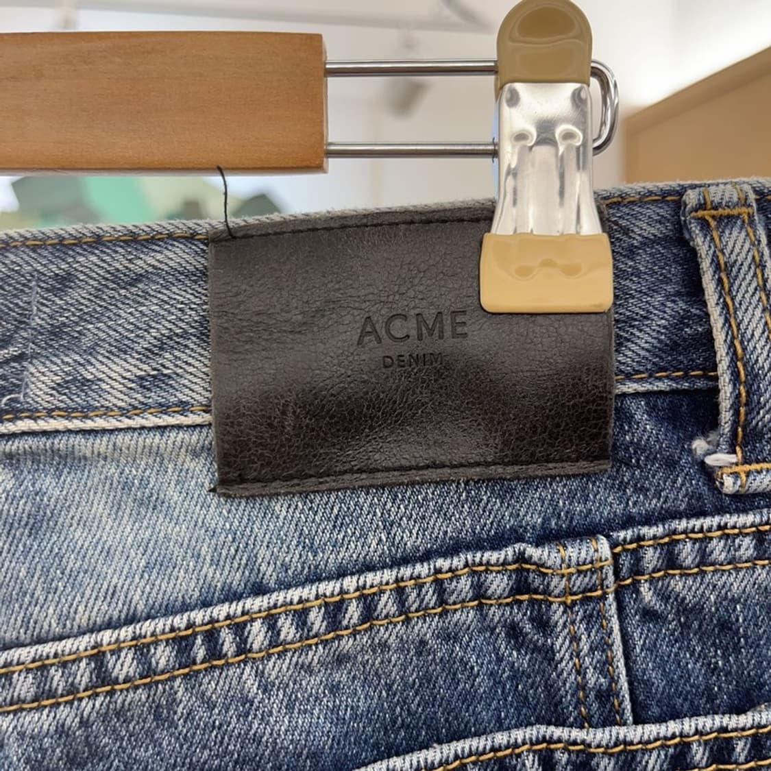 ACME 빈티지 와이드 워싱 데님팬츠 S C07754 상품이미지5