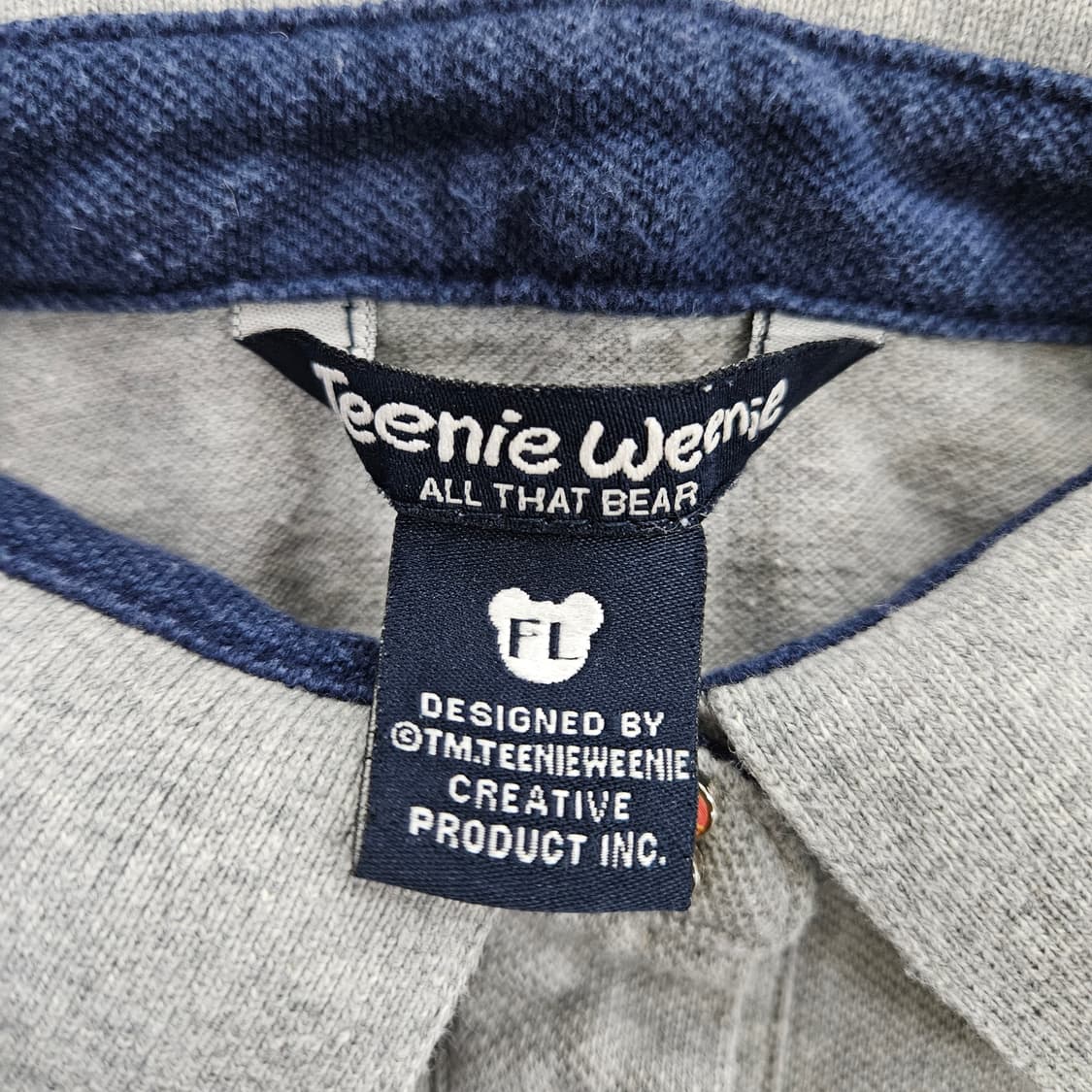 [FL] 티니위니 베어로고 그레이 긴팔 카라티셔츠 0116Y1 상품이미지3