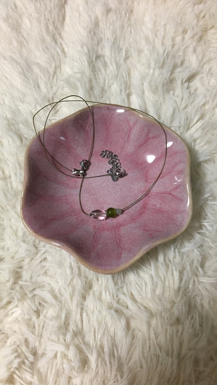 원석 비즈 목걸이 상품이미지1