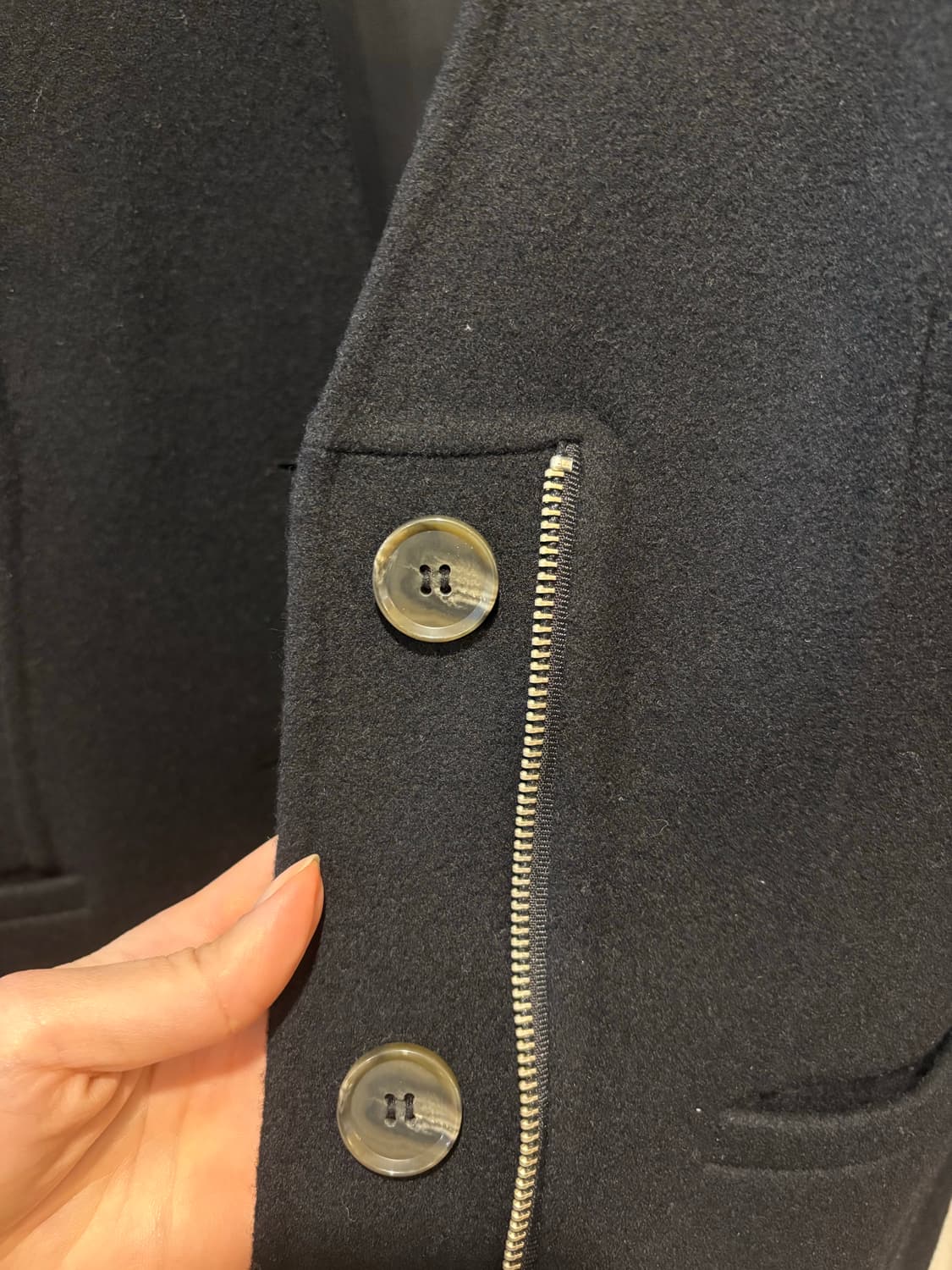 제이청 블랙 자켓 슬림핏 상품이미지3