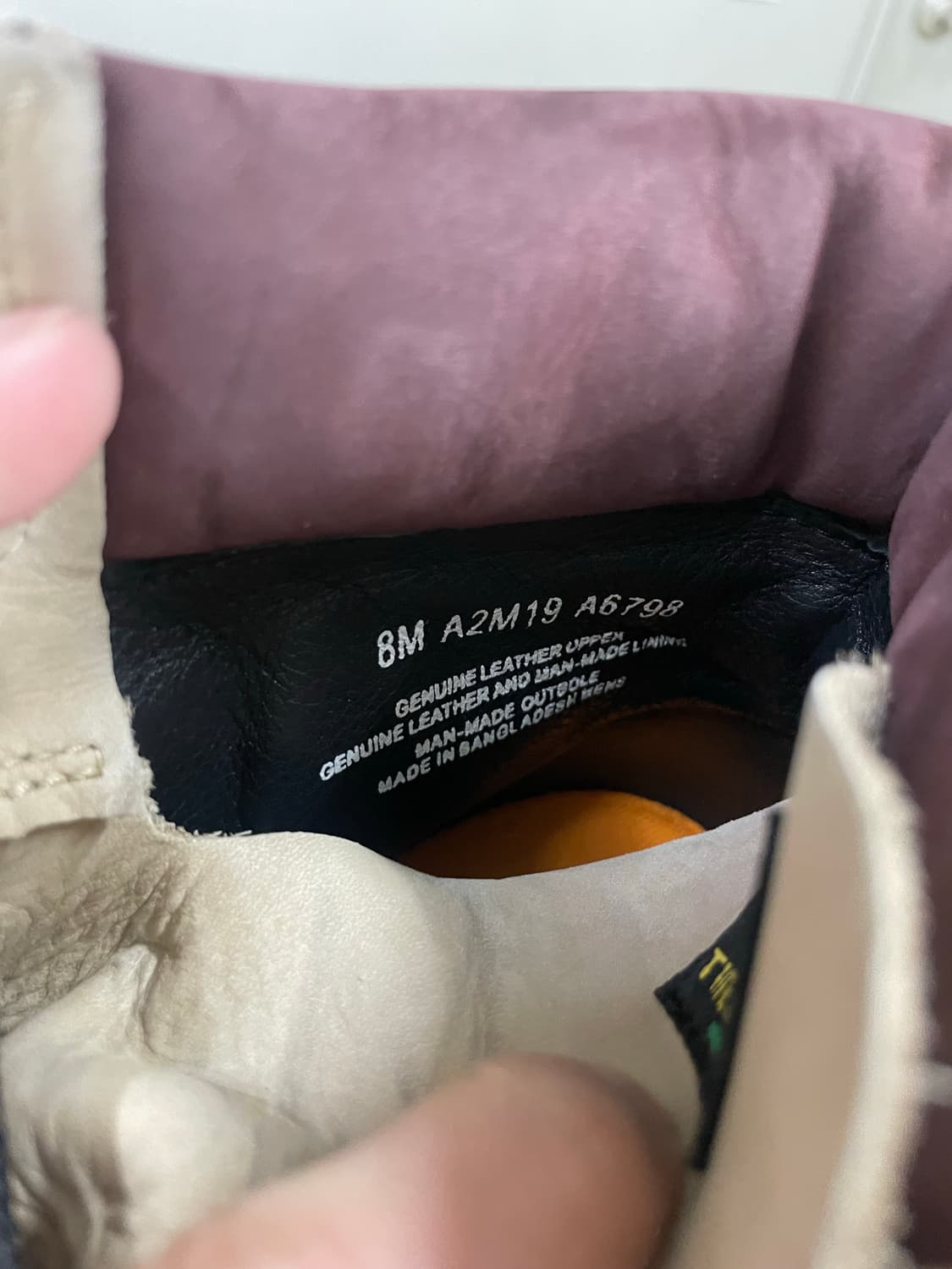 팀버랜드 6인치 프리미엄 워터프루프 부츠 라이트 베이지 US8 상품이미지8