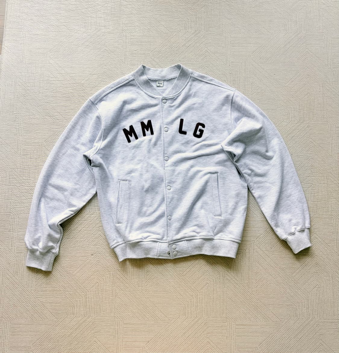 Mmlg 데이웨어 스웨트 점퍼 애쉬그레이 상품이미지3