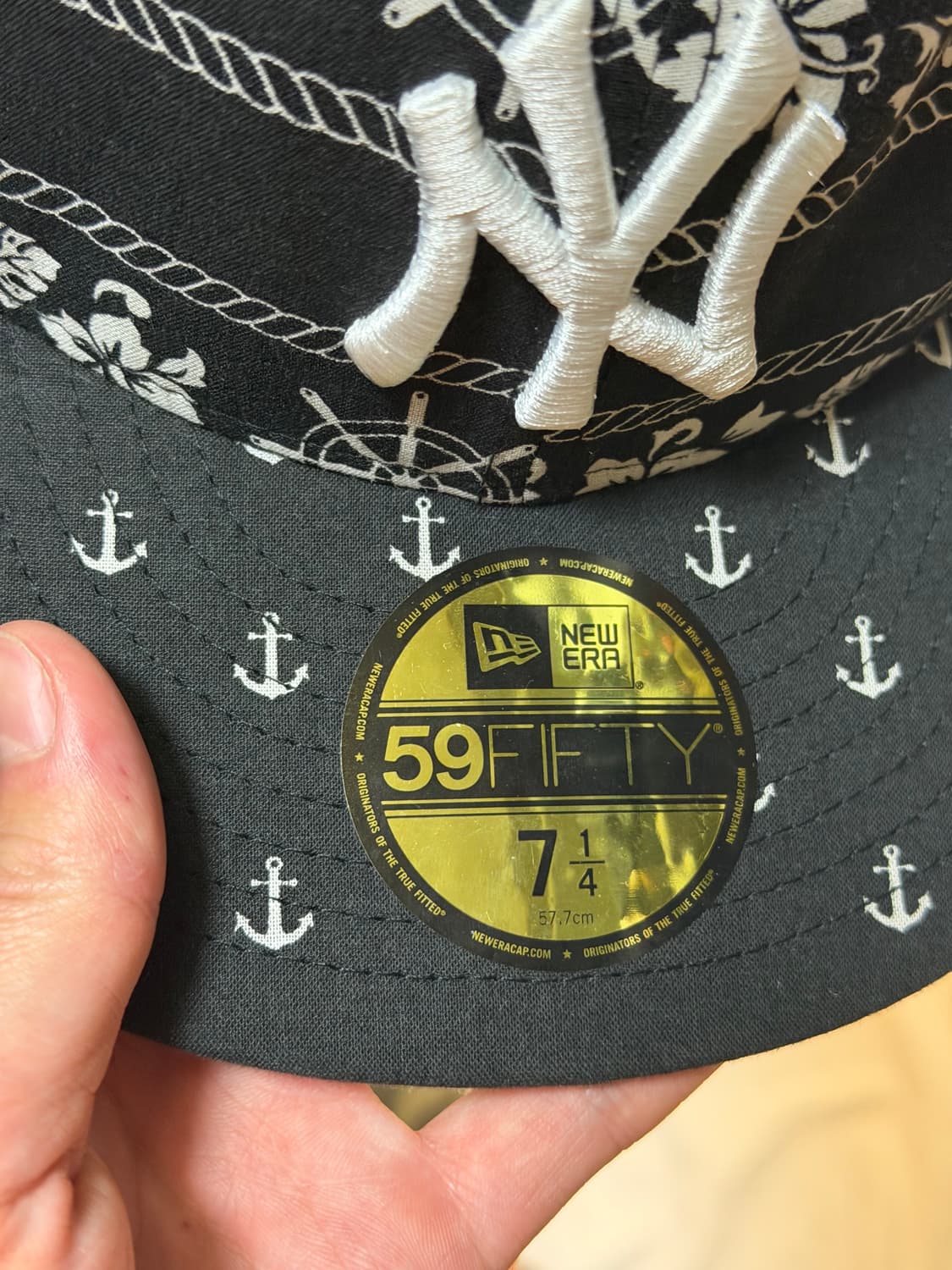 희귀) 뉴에라 양키스 페이즐리 반다나패턴 스냅백 블랙 상품이미지2