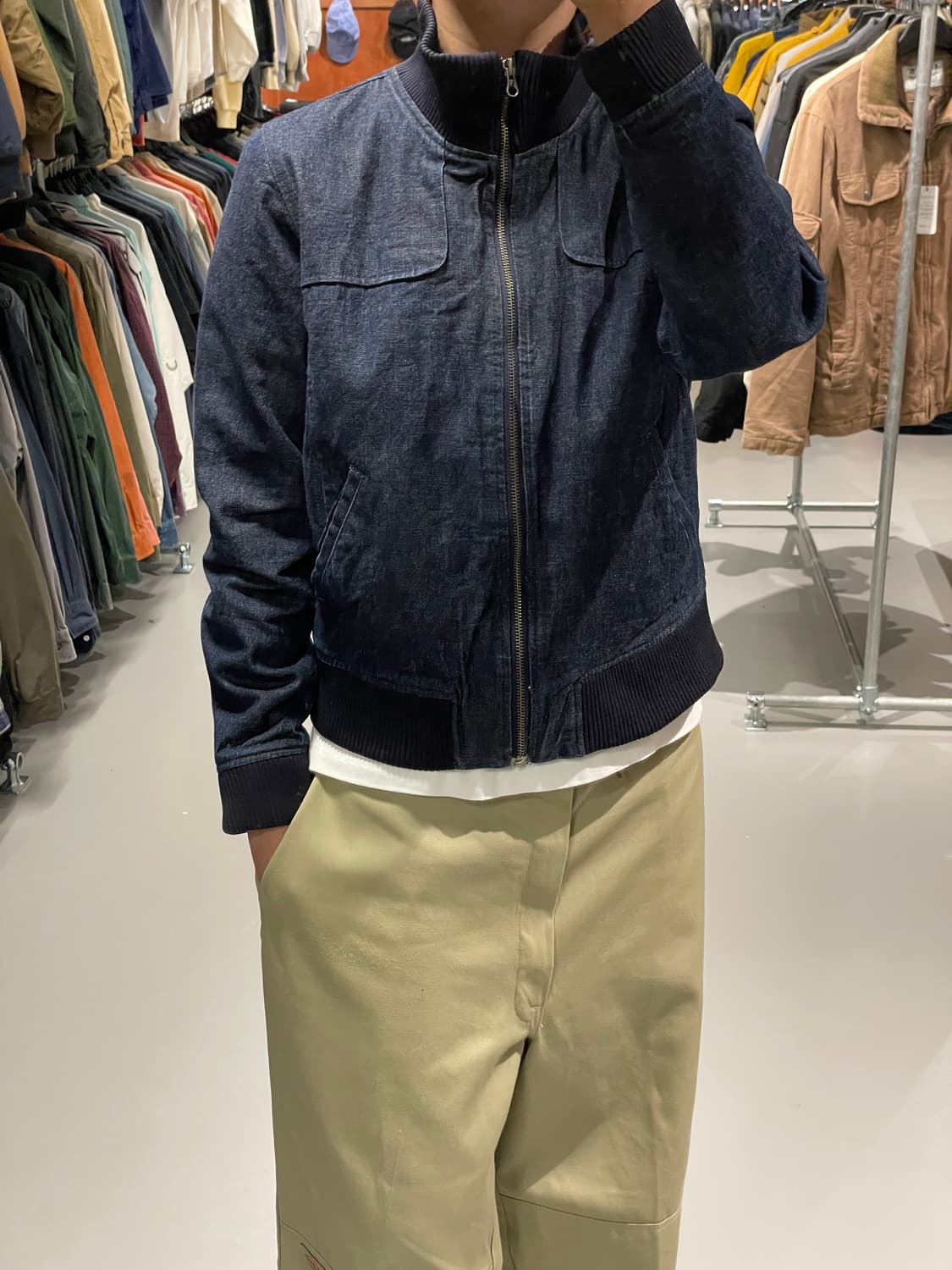 OLD NAVY 데님 블루종 자켓  상품이미지2
