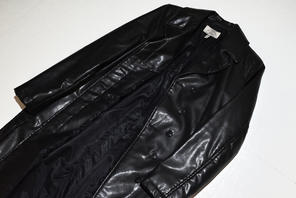 Armni jenas 90s vegan leather coat  상품이미지2