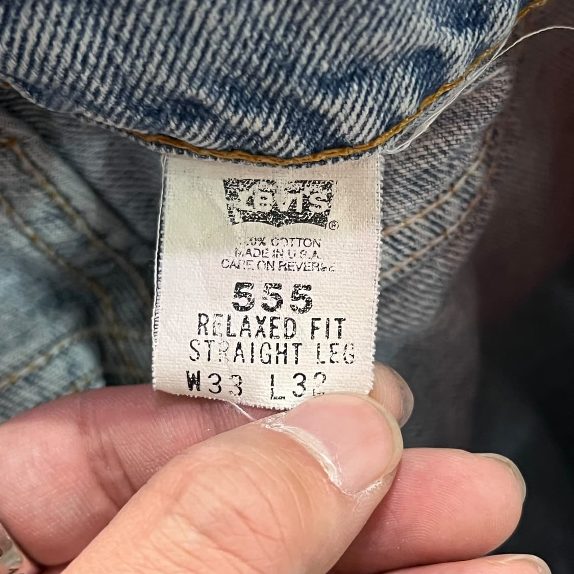  USA 리바이스 555 데님팬츠 y13965 상품이미지7