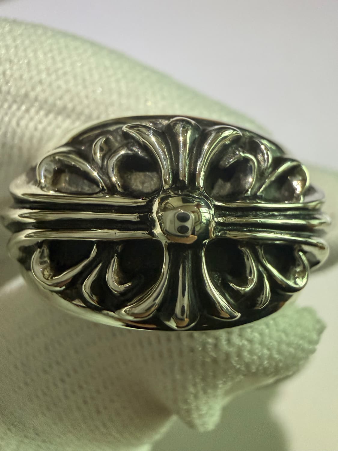 [US11.5] 크롬하츠 플로랄 크로스링 상품이미지7