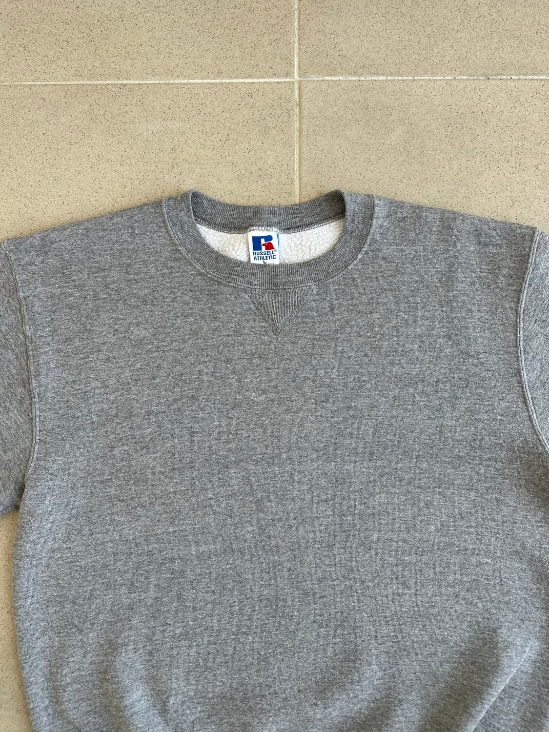 90s 빈티지 러셀 스웻셔츠 그레이 L USA 상품이미지4