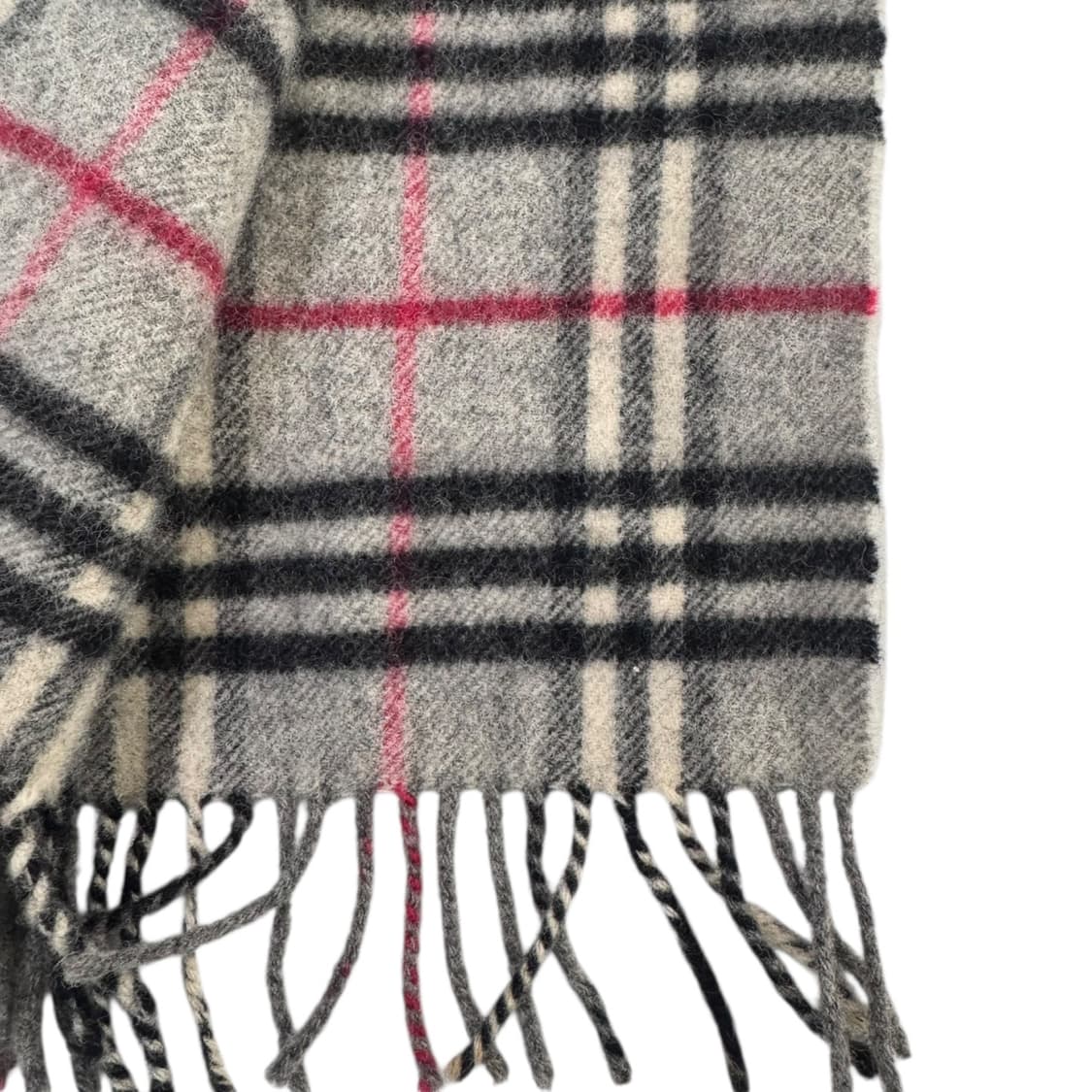 정품 버버리 노바체크 그레이 머플러 상품이미지3