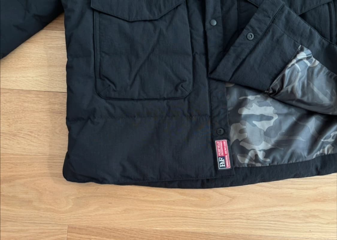 펜필드x프리즘웍스 콜라보 카모플라쥬 덕다운 셔츠 패딩 105 상품이미지3