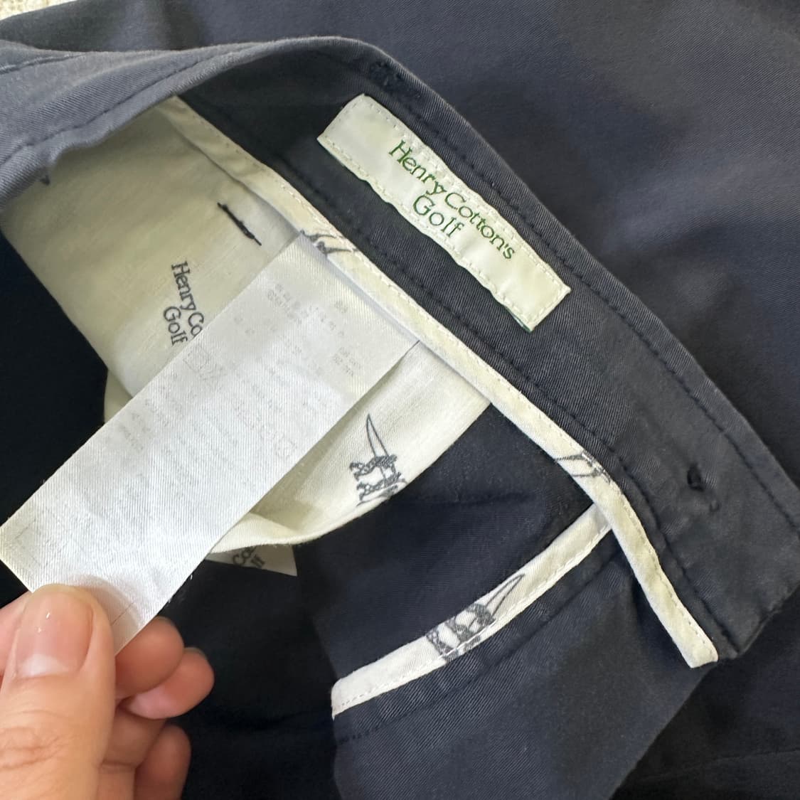 실측확인 헨리코튼 코튼팬츠 0319D 상품이미지3