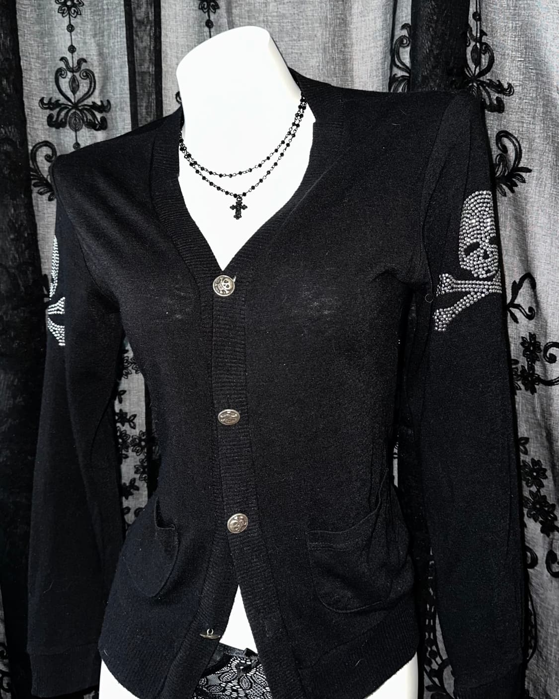 Skull Punk Cardiga 상품이미지2