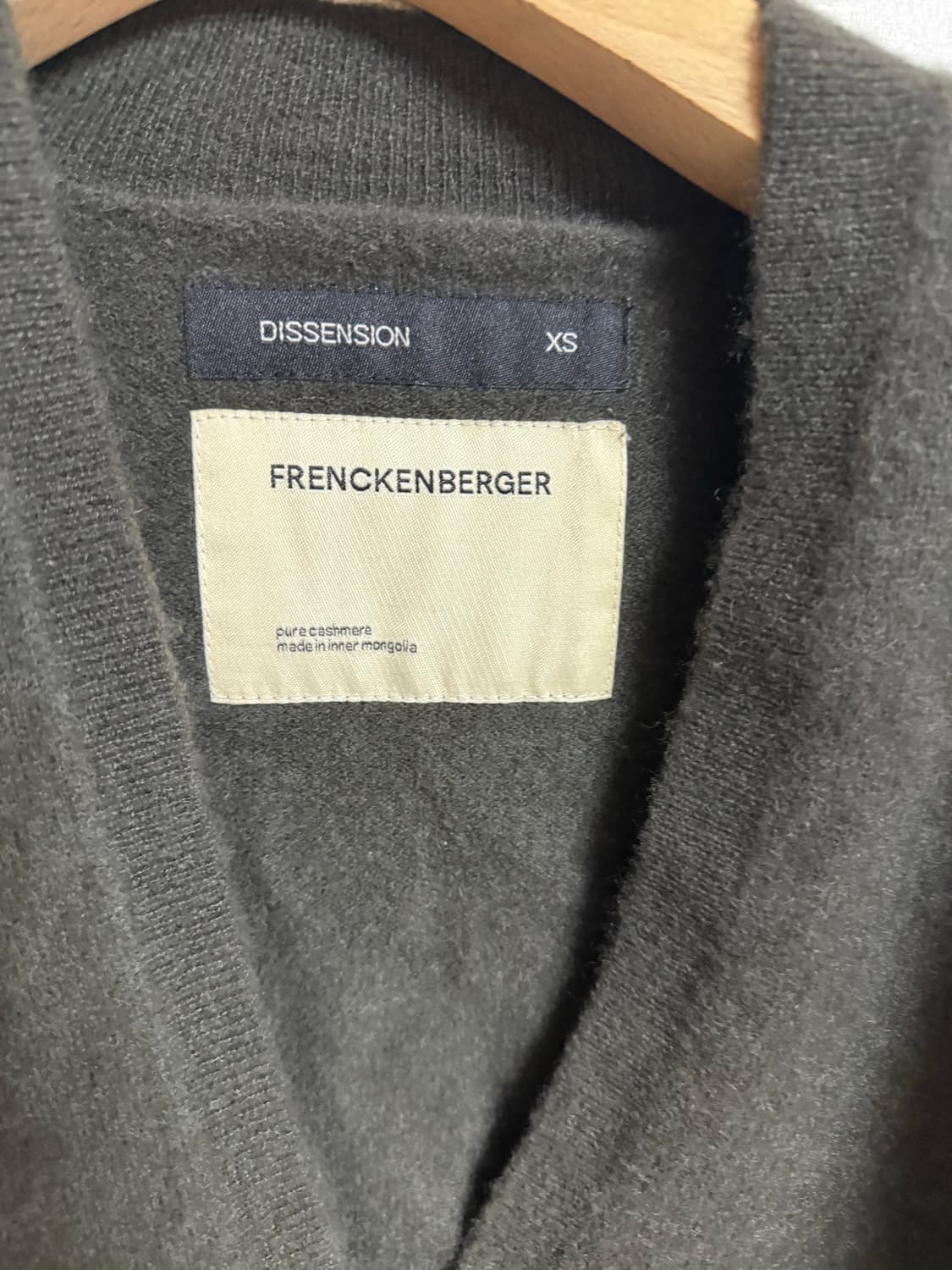 frenckenberger 캐시미어 V넥 오버사이즈 니트 M사이즈 상품이미지2