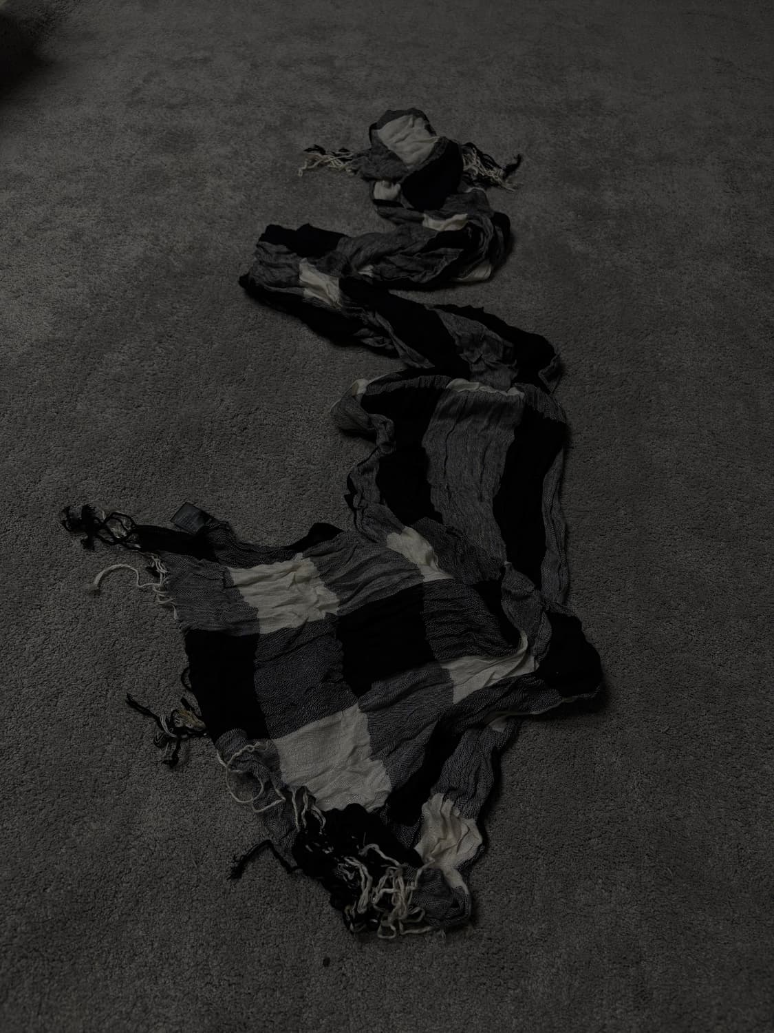 Vintage minimal grunge mood scarf 상품이미지2