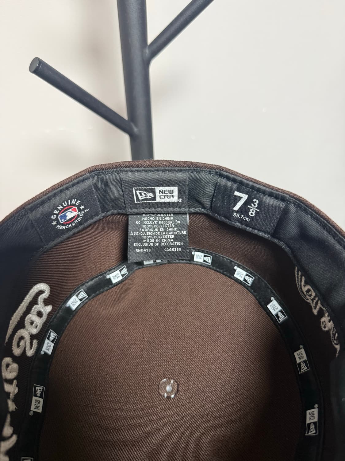 MLB 시카고 화이트삭스 필박스 피티드캡 번트 우드 상품이미지5