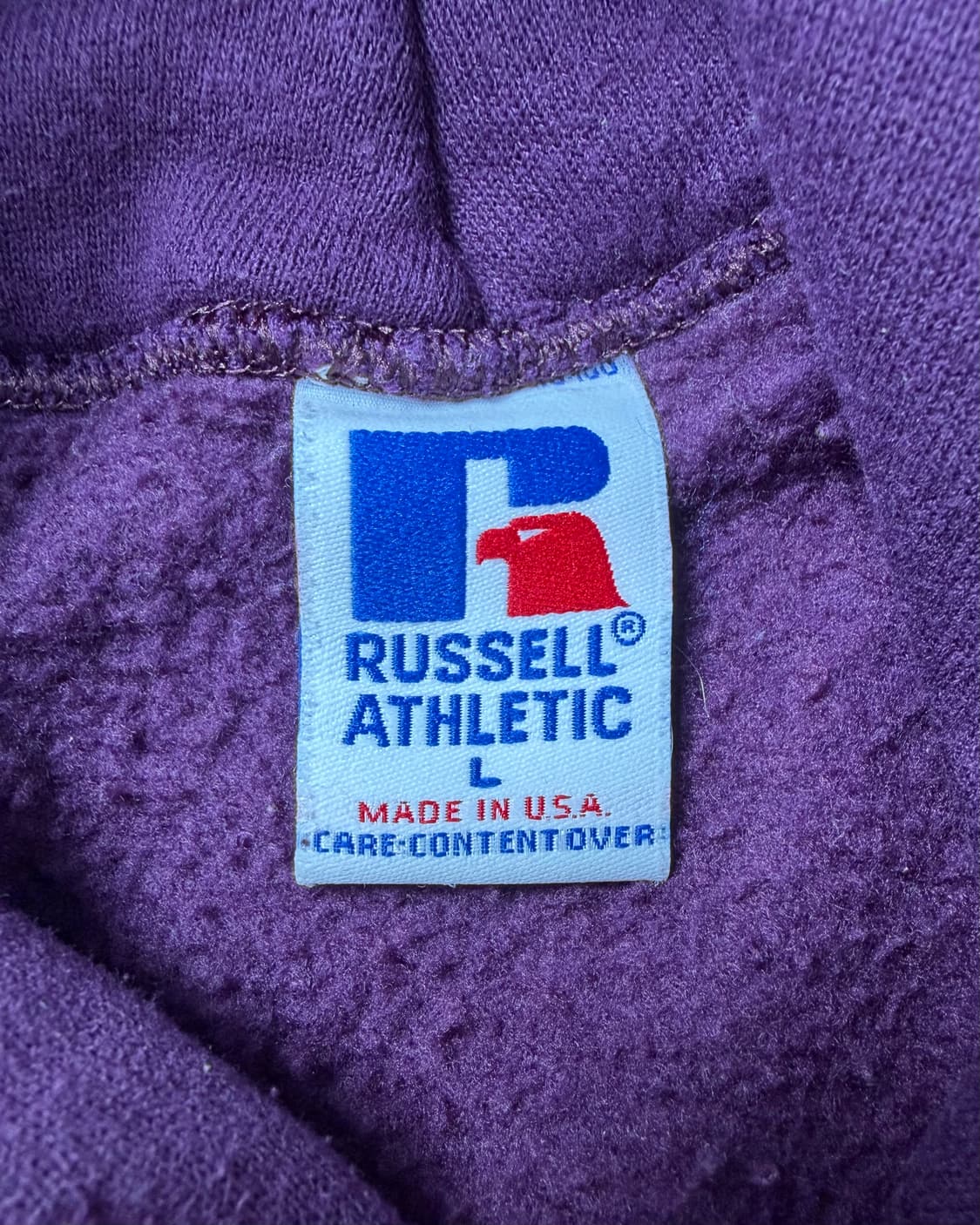 90s Russell Hoodie (purple) 상품이미지3