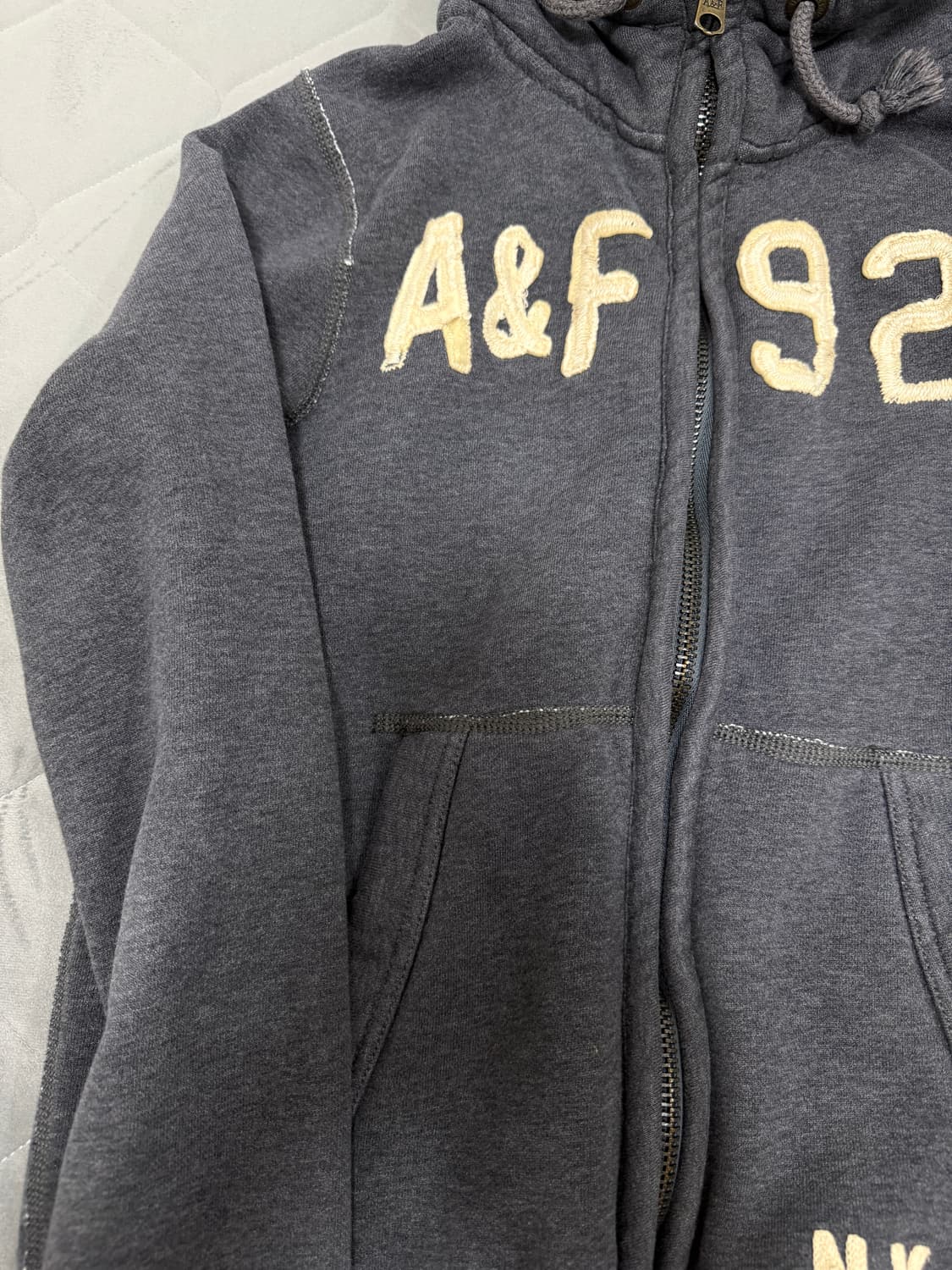 A&F 아베크럼비 후드  하이  집업 S  아베크롬비  구재 빈티지 상품이미지3