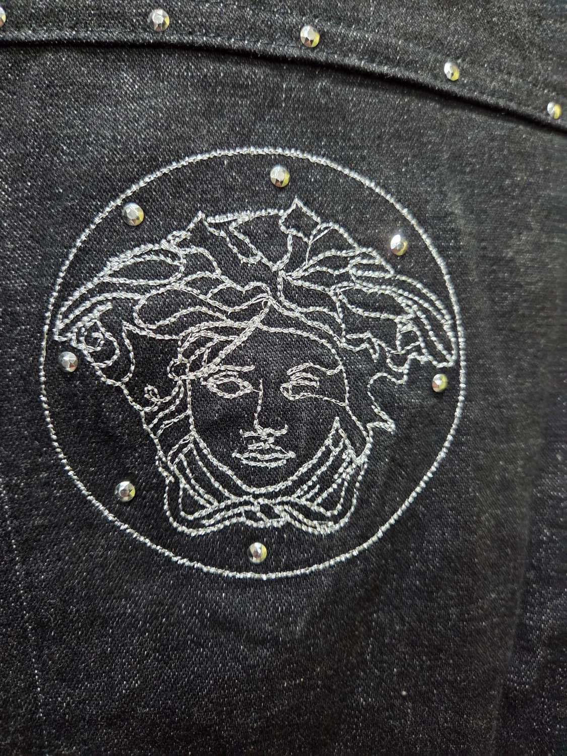 베르사체 크롭 데님 자켓 상품이미지2