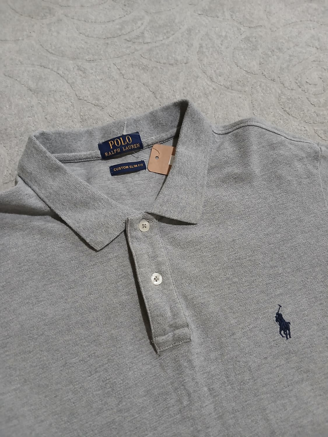 폴로 반팔 카라티 (그레이) L 상품이미지2