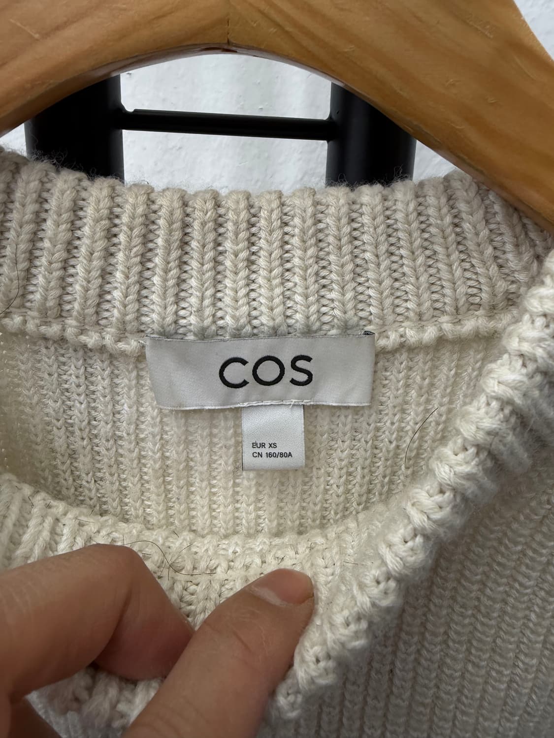 정품) COS 코스 여성 오버핏 니트 스웨터 XS 상품이미지5
