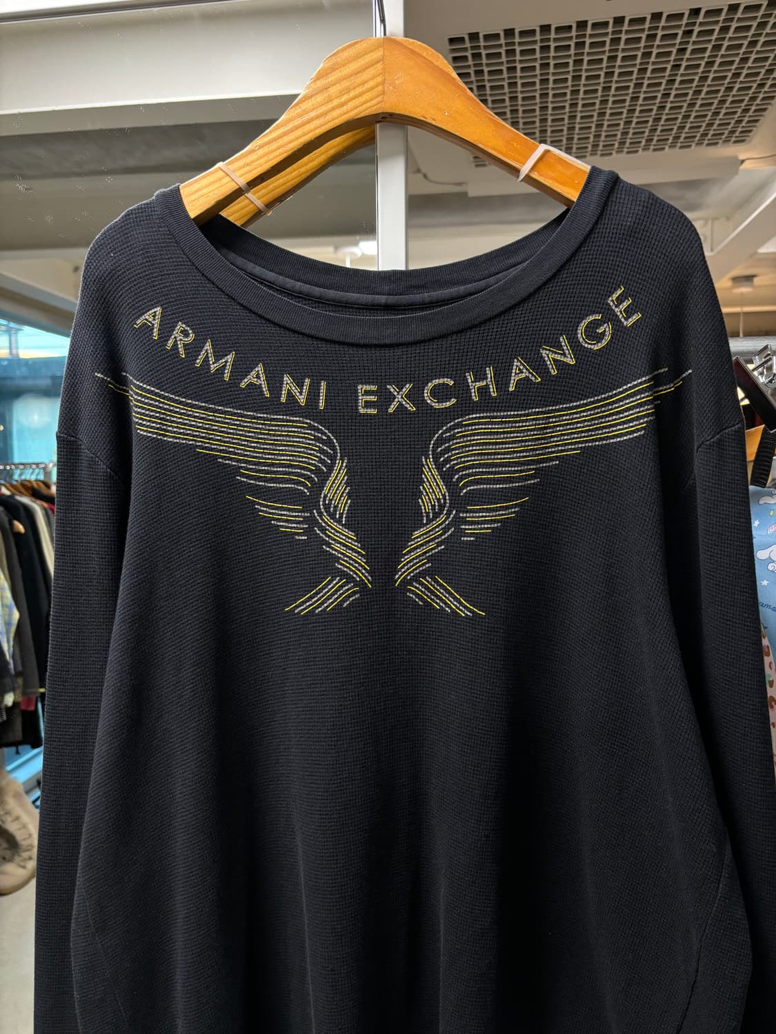 아르마니 익스체인지 와플 롱슬리브 상품이미지5