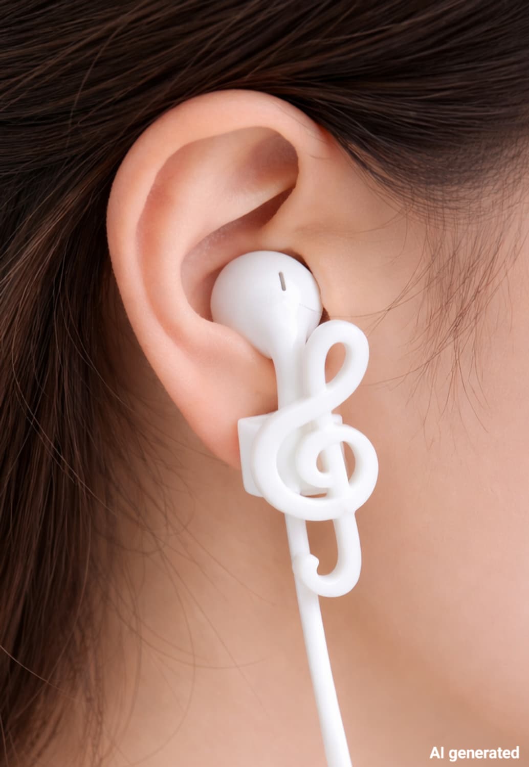 높은음자리표 줄이어폰 장식 악세사리 y2k 상품이미지5