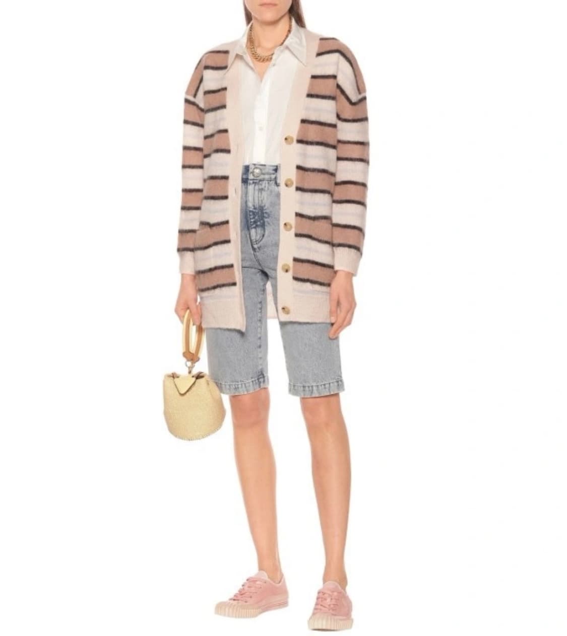 아크네 모헤어 오버핏 롱가디건 상품이미지2