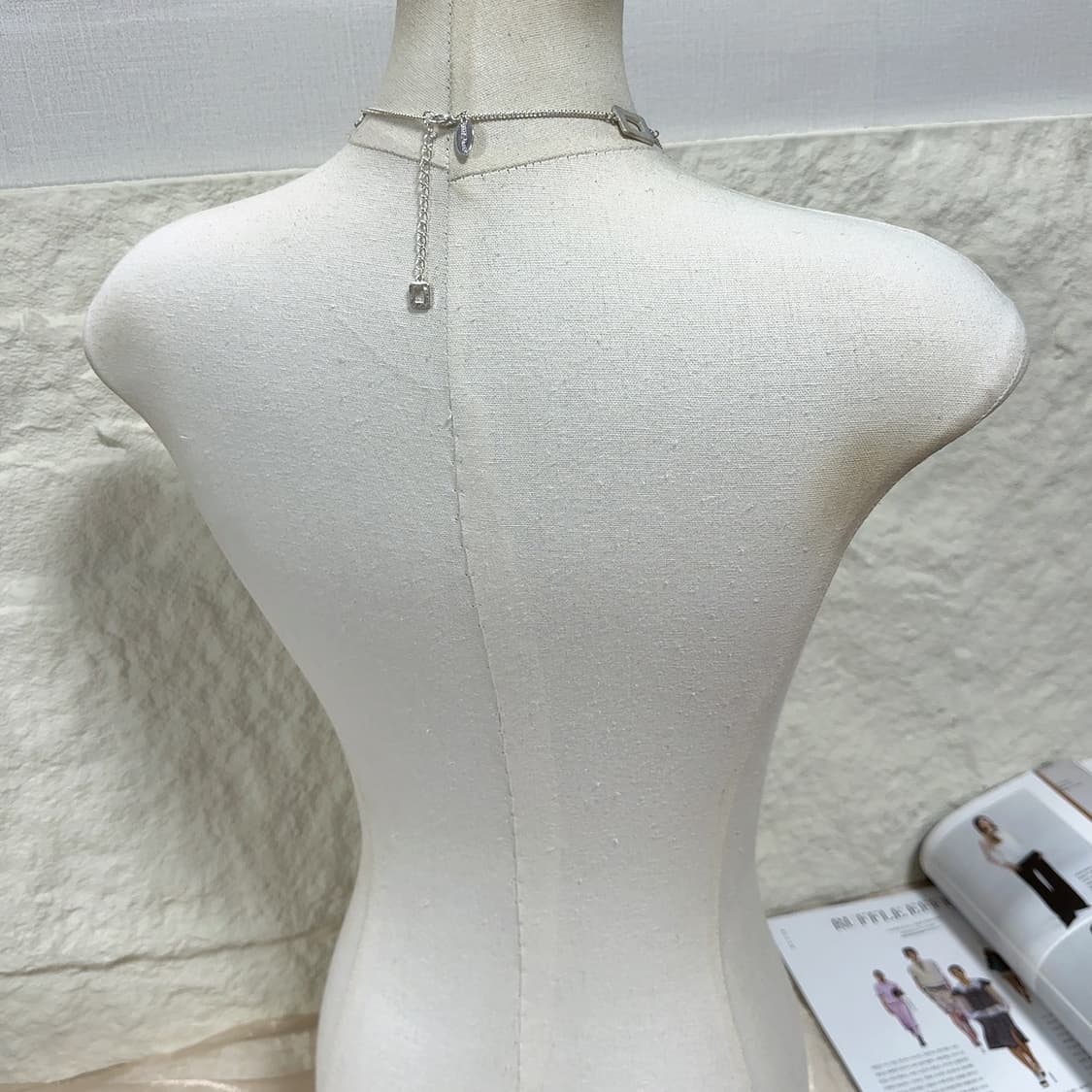 빈티지 미러 해머링  쿠바체인 목걸이 상품이미지4