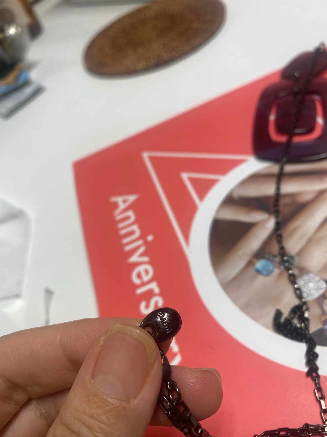 UOVO 퍼플 아크릴 네크리스 목걸이 상품이미지8