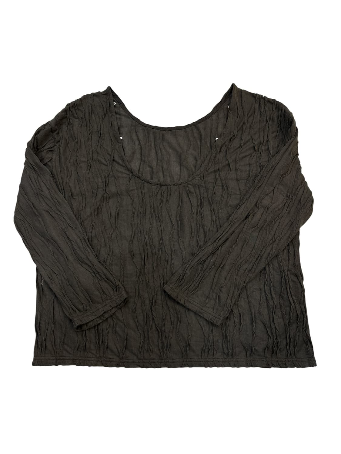 브라운 셔링 긴팔티  상품이미지4