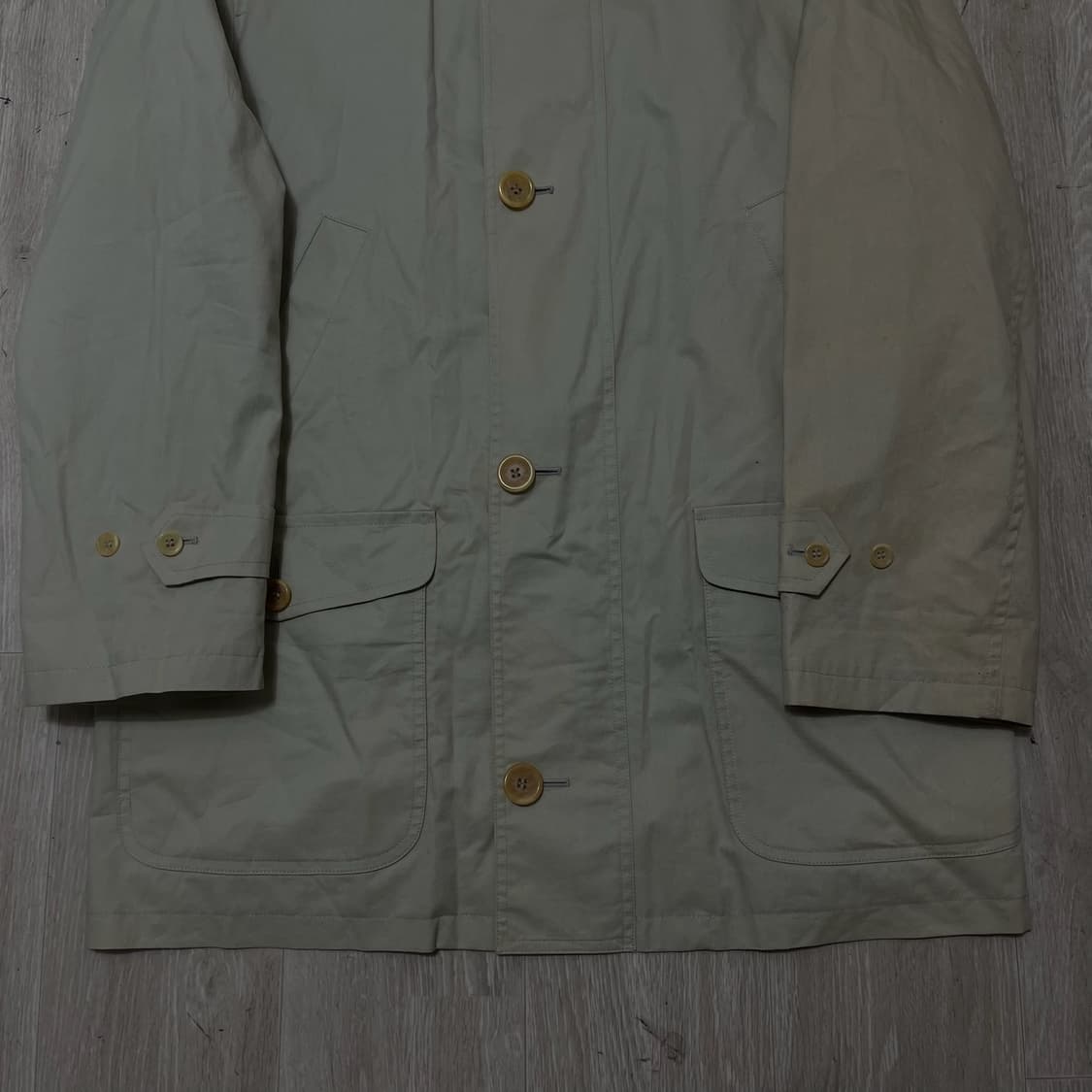 버버리 런던 노바체크 안감 숏 트렌치 맥코트 [베이지] M/95 상품이미지3