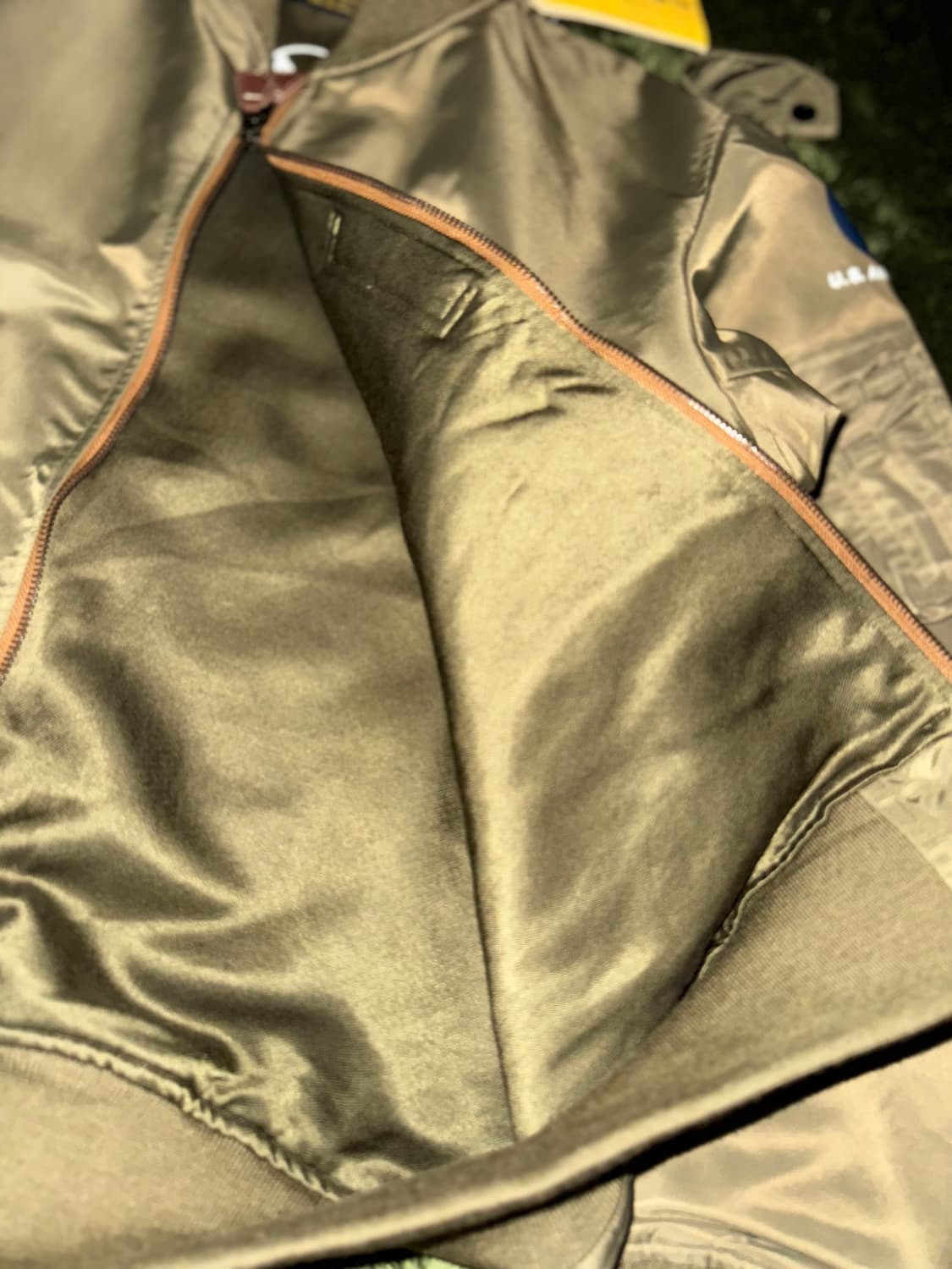 [42] Bronson 브론슨 L-2 플라이트 봄버 자켓 올리브 상품이미지7