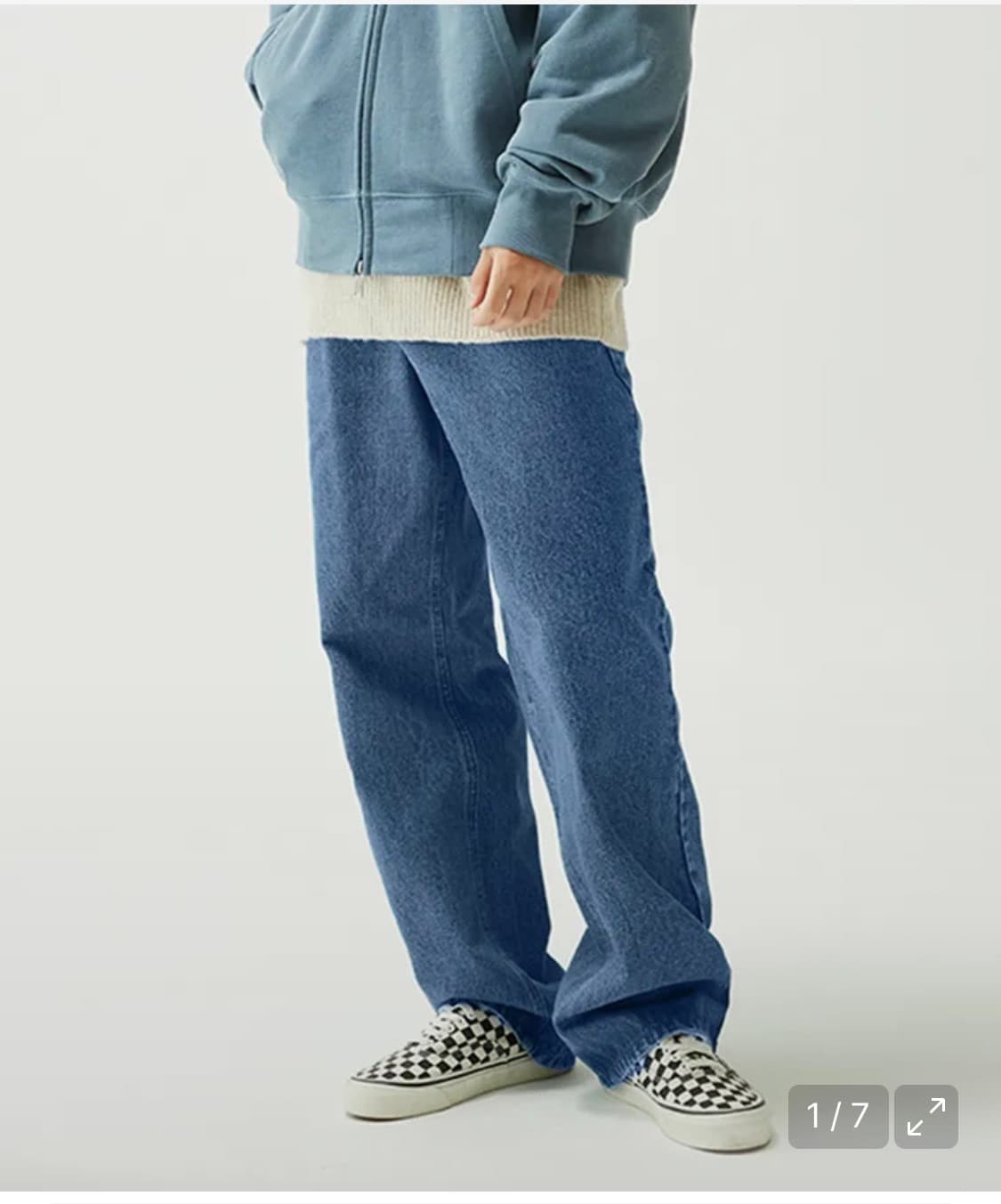 Dickies 디키즈 멀티포켓와이드데님 인디고블루 S 남녀공용 상품이미지1