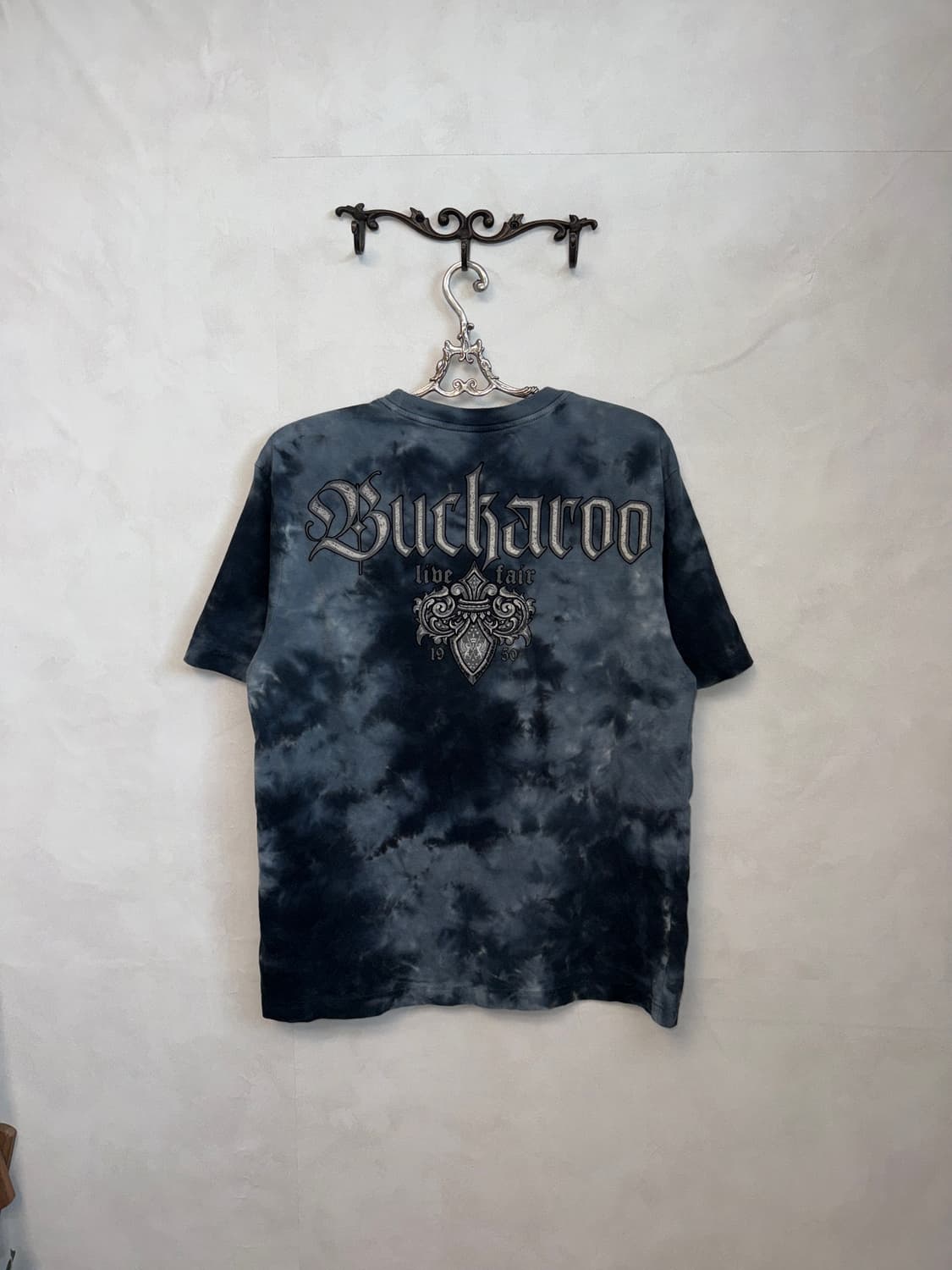 Buckaroo navy oriental punk graphic 반팔티 상품이미지3