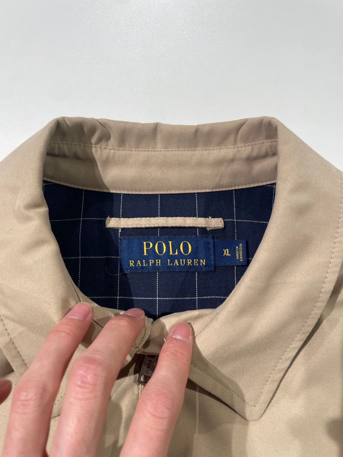 폴로 랄프로렌 베이지 폴리쉘 바이 스윙 자켓 상품이미지7