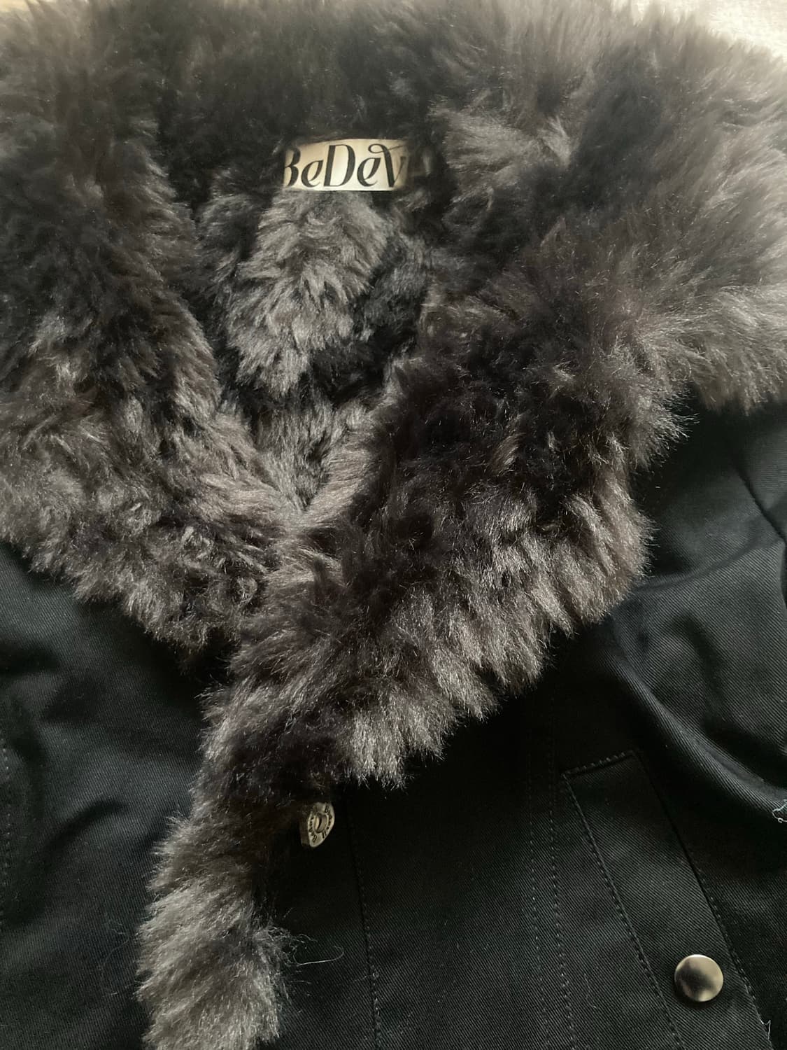 비데블 소프트퍼 코튼 자켓 상품이미지5