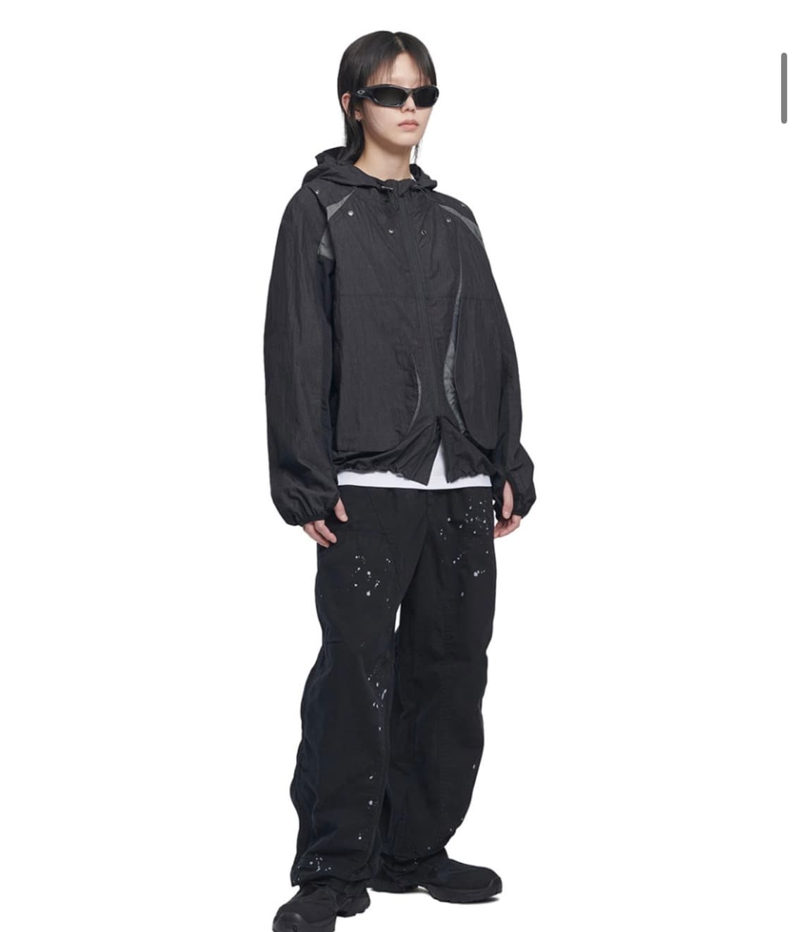 노메뉴얼 바람막이 LIGHT SHIELD JACKET -Black 상품이미지3