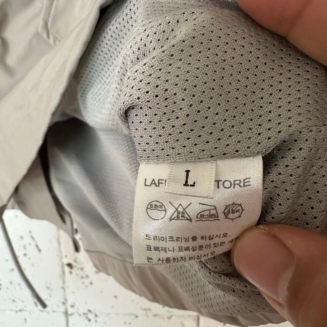 L 라퍼지스토어 숏 야상 그레이 상품이미지4