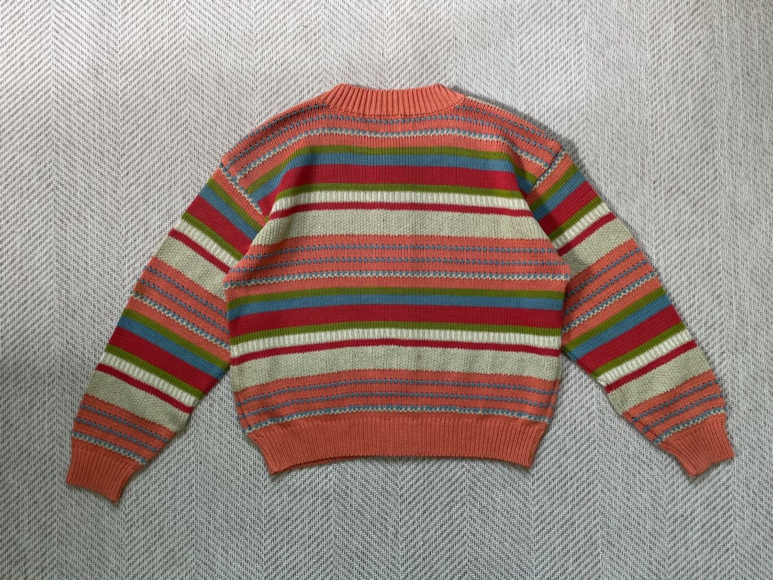 빈티지 cam 멀티컬러 코튼 가디건 상품이미지9