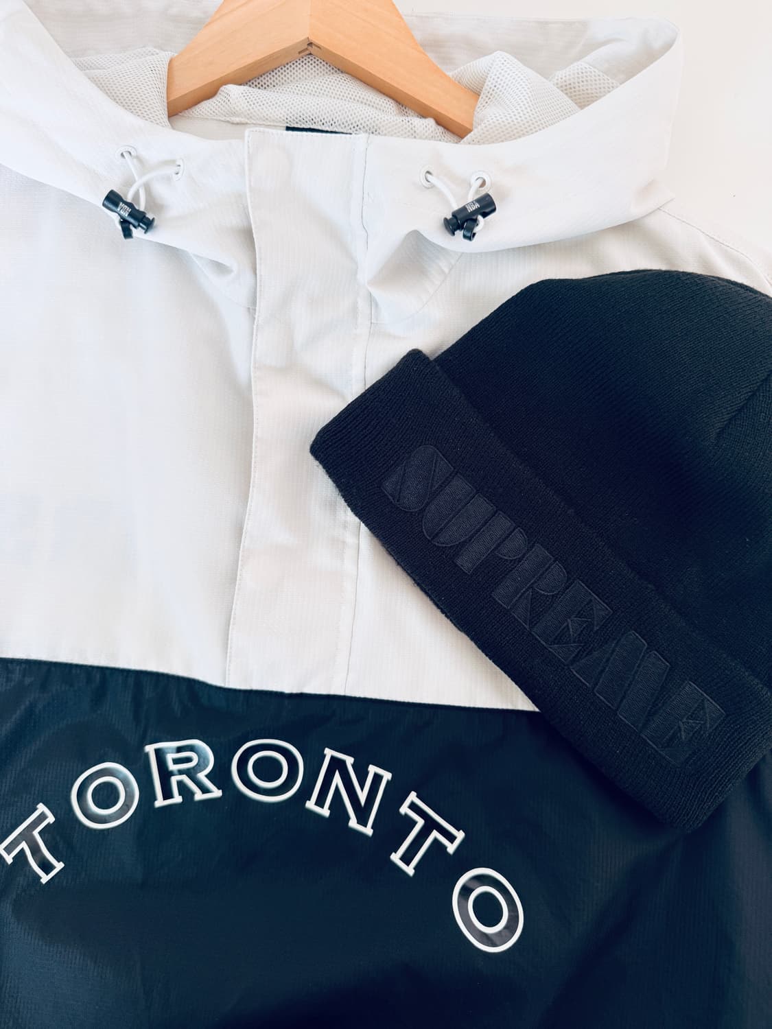  NBA 토론토 랩터스 컬러 블록 아노락 자켓 상품이미지1