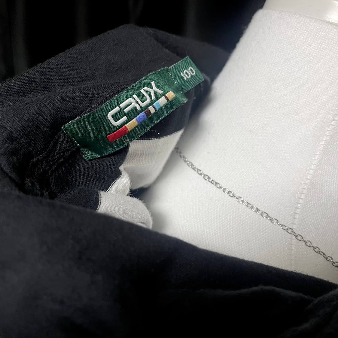 펑크 스트라이프 베스트 후드집업 갸루 상품이미지5